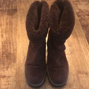 Waterproof BLONDO Sherpa Leather Shearling Boot